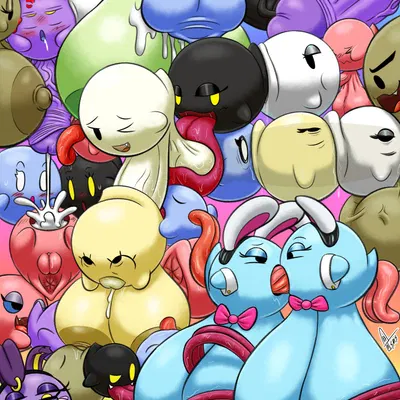 lady bow, lahla (mario), peeka (mario) (mario bros, nintendo) created by supermoonshroom