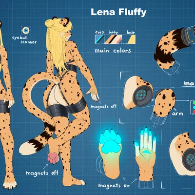 lena fluffy (knox1607) created by monian