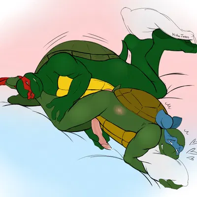 leonardo (tmnt), raphael (tmnt) (teenage mutant ninja turtles) created by mishajeans