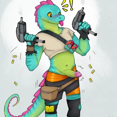 lizzik (fortnite) (epic games, fortnite) created by discon rat