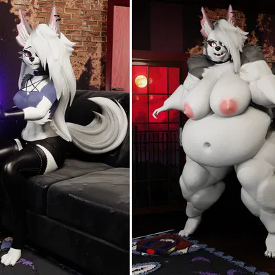 loona (helluva boss) (hellaverse, helluva boss) created by vep125