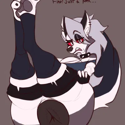 loona (helluva boss) (hellaverse, helluva boss) created by xxthegreyfoxxx