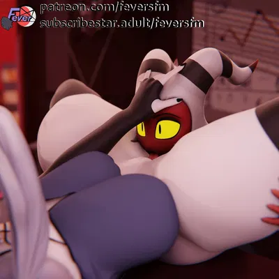 loona (helluva boss), moxxie (helluva boss) (hellaverse, helluva boss) created by feversfm