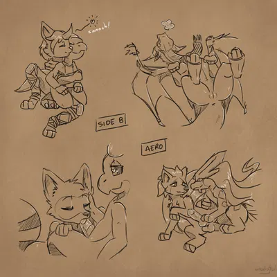 lucy (muted bunny), side b, yuki (side b) (mythology, nintendo) created by moodytail