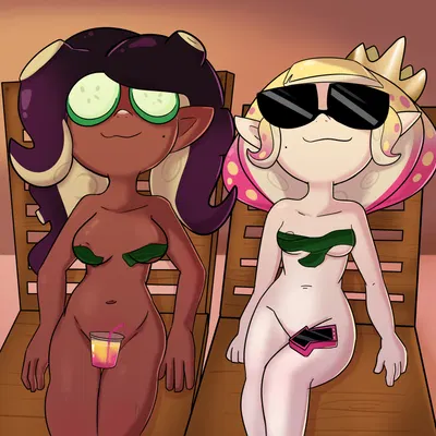 marina (splatoon), pearl (splatoon) (nintendo, splatoon) created by tjpones