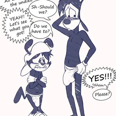 max goof, wakko warner (animaniacs, disney) created by kcnite