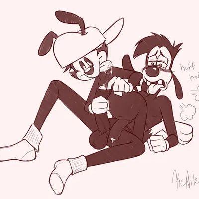 max goof, wakko warner (animaniacs, disney) created by kcnite