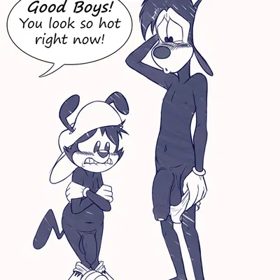 max goof, wakko warner (animaniacs, disney) created by kcnite