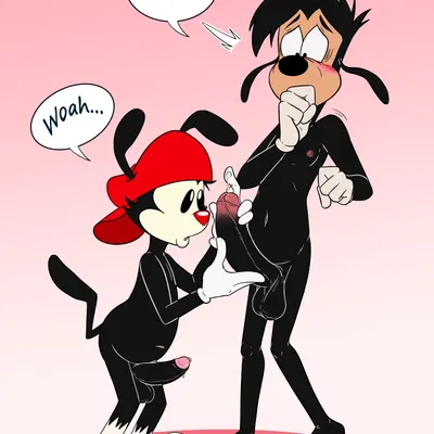 max goof, wakko warner (animaniacs, disney) created by kcnite