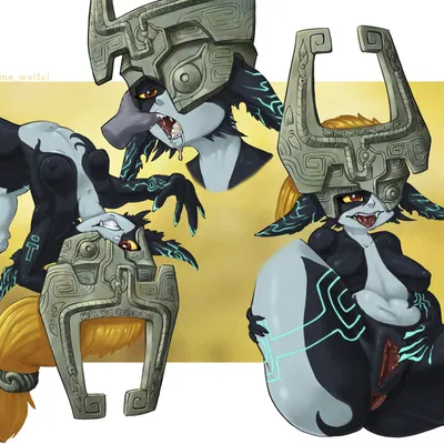 midna (nintendo, the legend of zelda) created by noname waffel