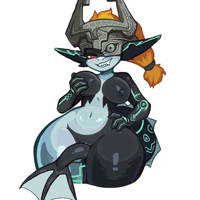 midna (nintendo, the legend of zelda) created by ttothep arts