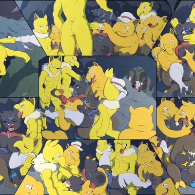 mik (nargannoying), umbruh (nintendo, pokemon) created by meatboom