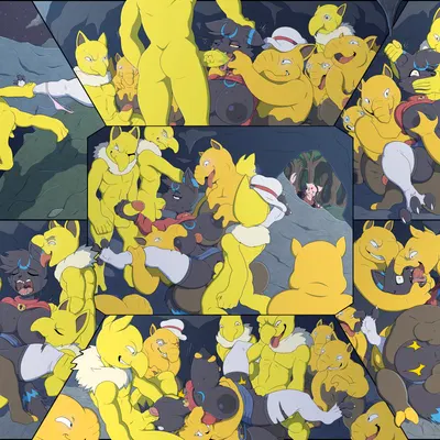 mik (nargannoying), umbruh (nintendo, pokemon) created by meatboom