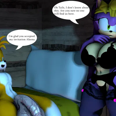 miles prower, queen aleena hedgehog (dic entertainment, sega) created by devilstophat