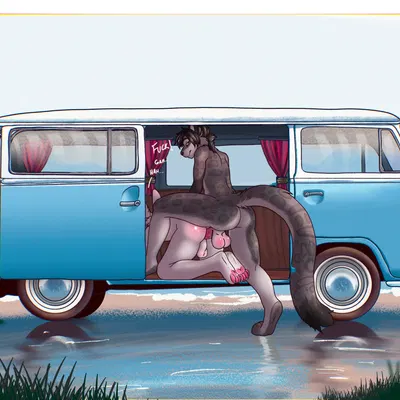 milo (depressedlgbtkiwi), usins (pawprincess) (volkswagen, volkswagen bus) created by pawprincess