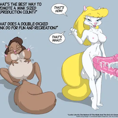 minerva mink (animaniacs, warner brothers) created by doug winger