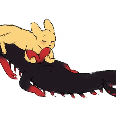 monk (rain world) (rain world, videocult) created by dreamingofcake