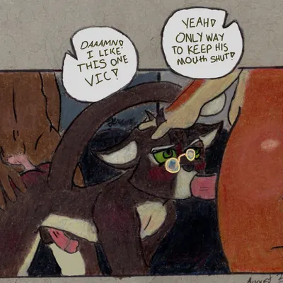 mordecai heller, reuben pepper, viktor vasko (lackadaisy) created by bravadospice