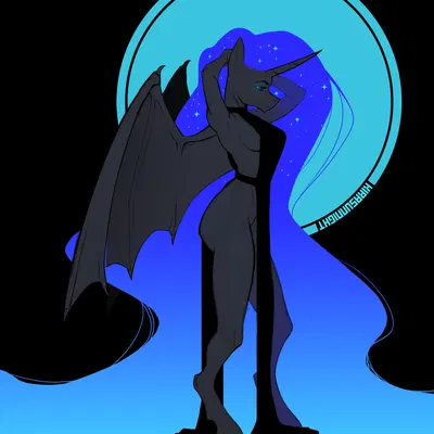 nightmare moon (mlp) (friendship is magic, hasbro) created by kirasunnight