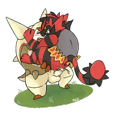 nintendo, pokemon created by raburigaron