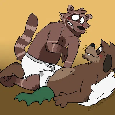 oscar (ottermutt), raul (rocketrakzoon) created by srirachamander