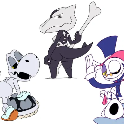 oshare bones (mario bros, nintendo) created by impstripe