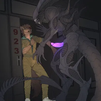 osten (ostyeen) (alien (franchise)) created by tres-art