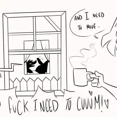 paige (starthewerewolf), randy (starthewerewolf) (no nut november) created by starthewerewolf