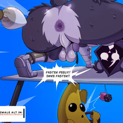 peely, raven team leader (epic games, fortnite) created by ike marshall