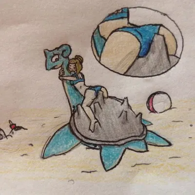 pokemon trainer, swimmer (pokemon) (nintendo, pokemon) created by 0noone0