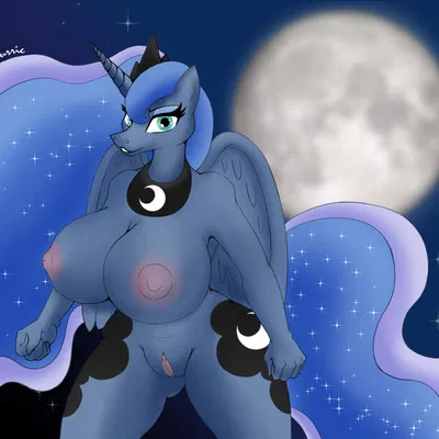 princess luna (mlp) (friendship is magic, hasbro) created by furfurric