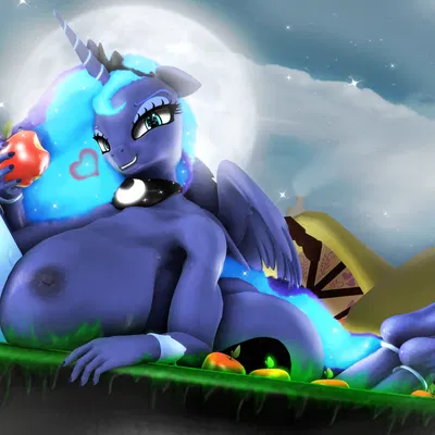 princess luna (mlp) (friendship is magic, hasbro) created by naughty cube