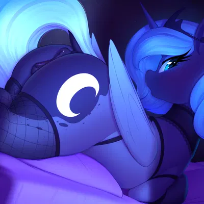 princess luna (mlp) (friendship is magic, hasbro) created by thebatfang