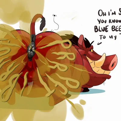 pumbaa (disney, the lion king) created by brappz