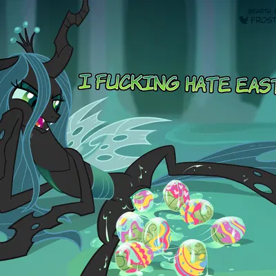 queen chrysalis (mlp) (easter, friendship is magic) created by earth pony colds
