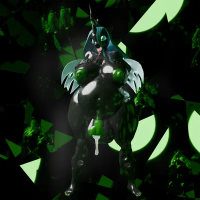 queen chrysalis (mlp) (friendship is magic, hasbro) created by rayana rezaque