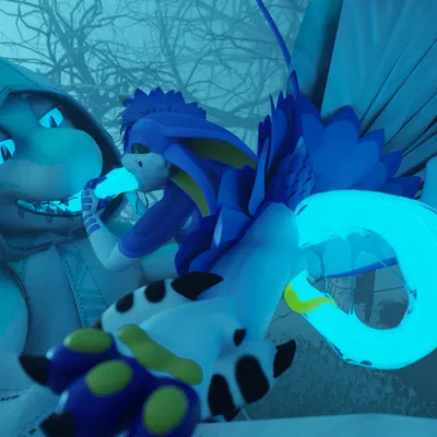 quill feathertail, ziggi (halloween) created by quill avali ad