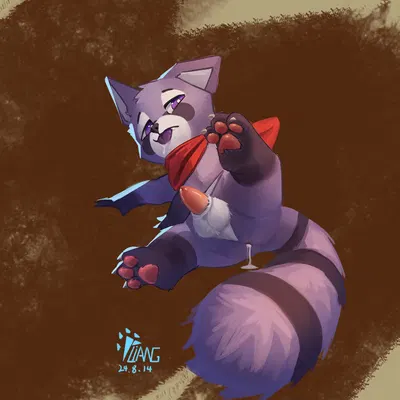 rambley raccoon (indigo park) created by supechips
