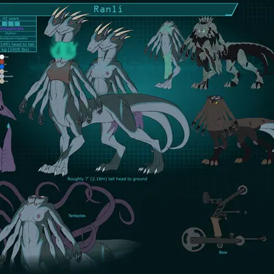 ranli (european mythology, irish mythology) created by frostwyrm102