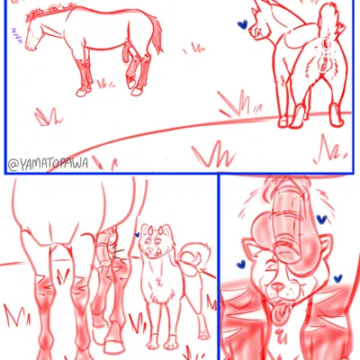 ransom mustang, yasuno (yasuno) created by yamatopawa