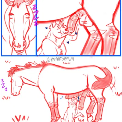 ransom mustang, yasuno (yasuno) created by yamatopawa