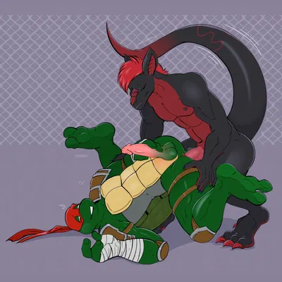 raphael (tmnt) (mythology, teenage mutant ninja turtles) created by mishajeans