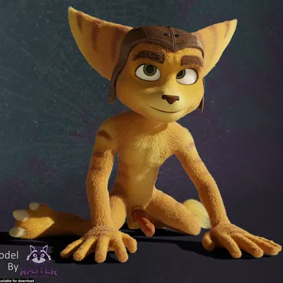 ratchet (ratchet and clank) (ratchet and clank, sony corporation) created by rasterraccoon