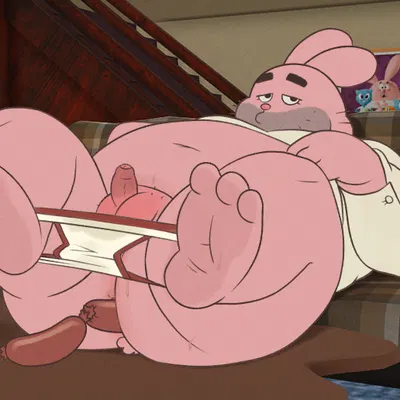 richard watterson (cartoon network, the amazing world of gumball) created by stimkypup