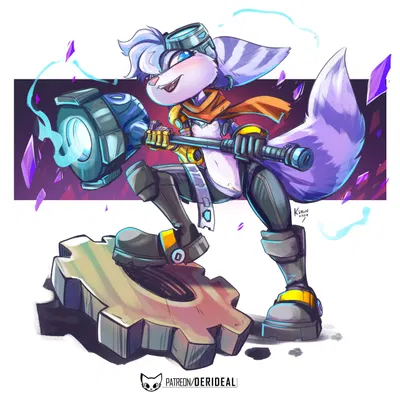 rivet (ratchet and clank) (ratchet and clank, sony corporation) created by kiaun