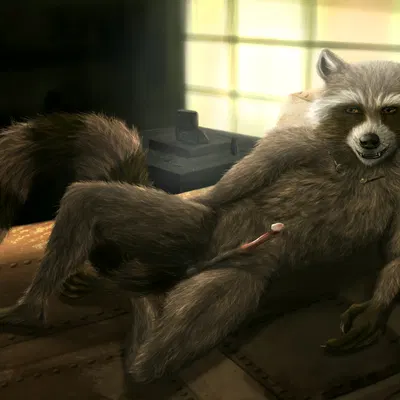 rocket raccoon (guardians of the galaxy, marvel) created by emptyset