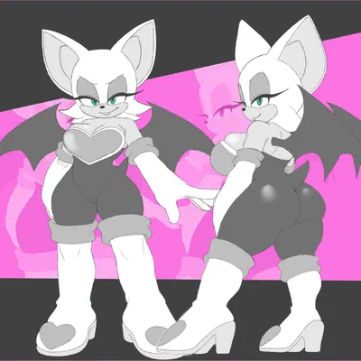 rouge the bat (sega, sonic the hedgehog (series)) created by champchidi
