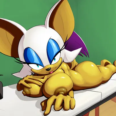 rouge the bat (sega, sonic the hedgehog (series)) created by spikeybluething