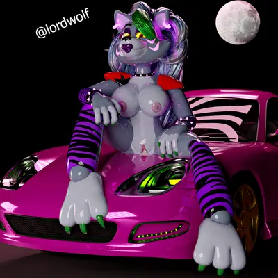 roxanne wolf (five nights at freddy's, five nights at freddy's: security breach) created by lordwolf