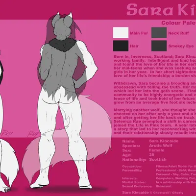 sara kincaide created by ghostwolf